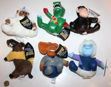 VTG UNUSED Star Trek Alien Plush Beans Beanies Complete Set of 6 NWT Gorn Vulcan
