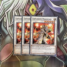 OP10-DE017 Explosiver Magier Common x3 Top Zustand Yugioh