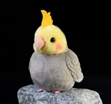 Grey Cockatiel Parrot Bird 5" Stuffed Animal Plush Toys Toddler Doll Kids Gifts
