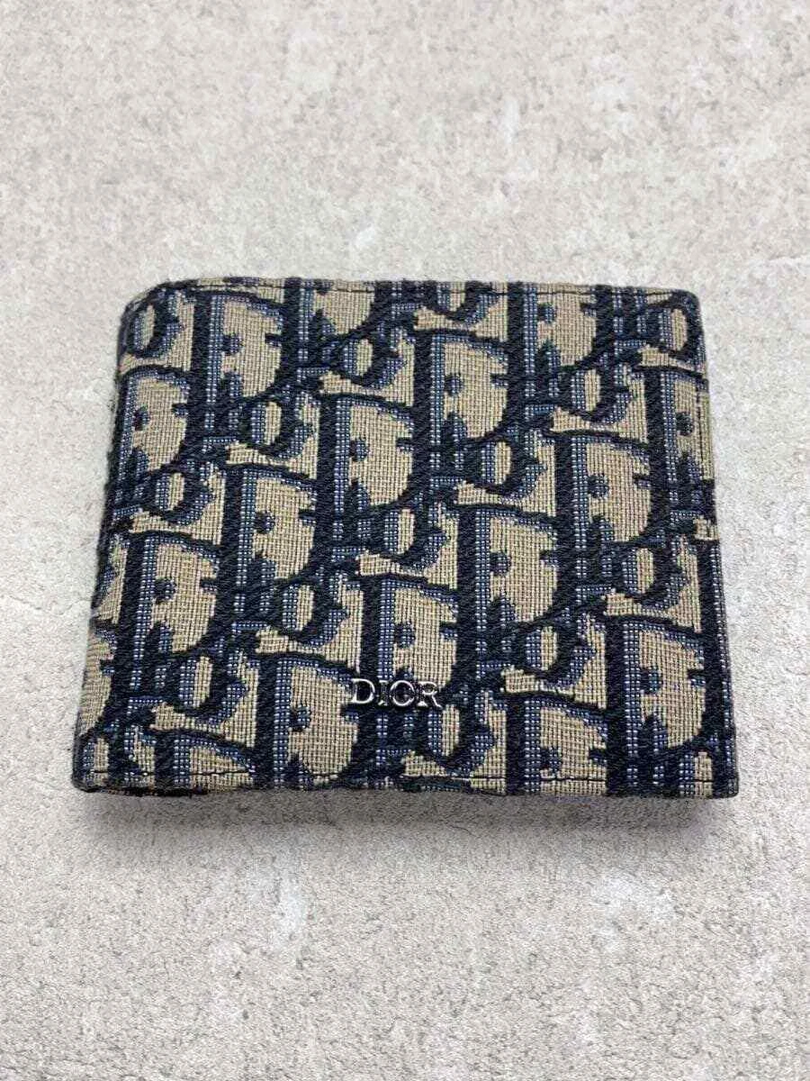 Portefeuille Christian Dior Trotter deux volets toile motif neuf femme 20BBC027YSE