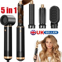 5in1 Hair Dryer Blow Curler Brush Set with Detachable quick curl design