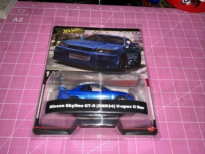 Hot Wheels 1:43 Nissan Skyline GT-R BNR34 V-Spec II Bur Blue