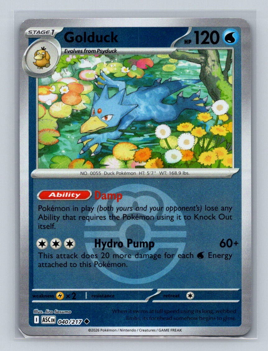 Golduck (Love Ball) Uncommon ME: Ascended Heroes 040/217 NM