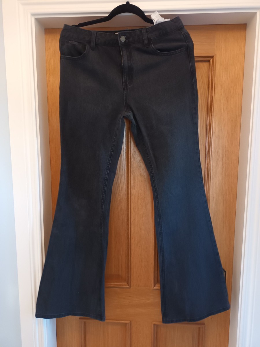 Stradivarius Teen STR Black Baggy Jeans Size 12 UK - Main Image