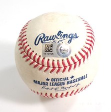 Washington Nationals @ NY Yankees Game-Used Baseball on May 9, 2021 COA VS727425