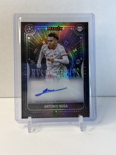 Topps Merlin UEFA Club Competitions 24/25 Antonio Nusa RB Leipzig Auto