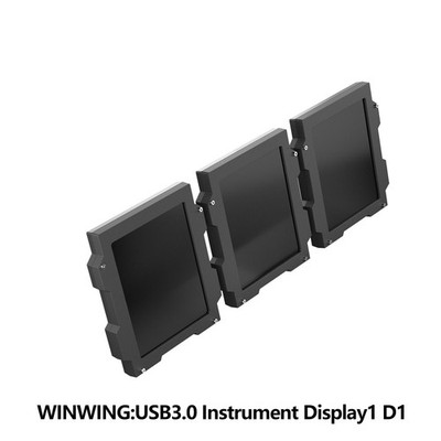 WINWING 3x USB3.0 Instrument Display for Phoenix MIP VR Flight Simulator Compute