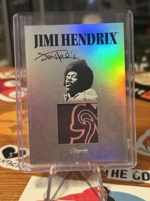 Jimi Hendrix #208 Single Relic Keepsake 2025 Card