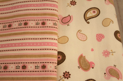 1 1/2 Yds each David Textiles Cordinating Flannel Fabrics