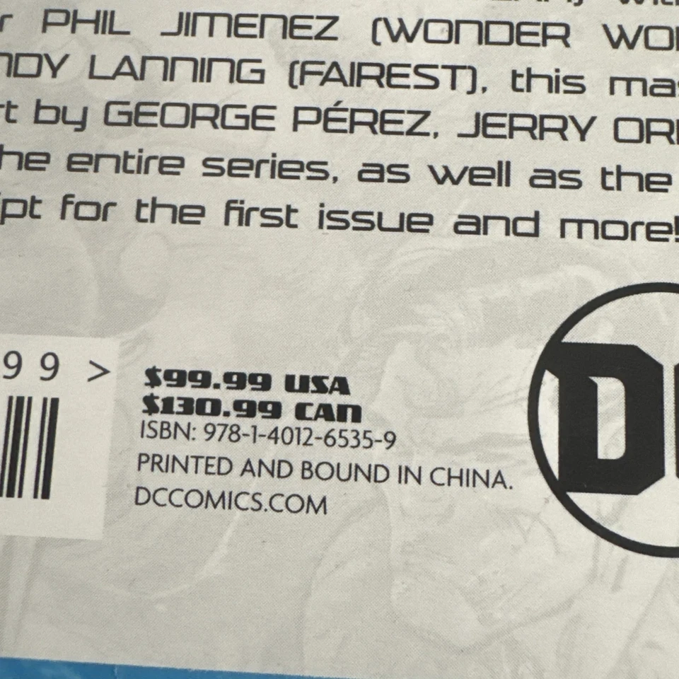 Absolute Infinite Crisis Geoff Johns DC Comics Tapa Dura HC Omnibus ¡NUEVO SELLADO! Foto 3 de 3