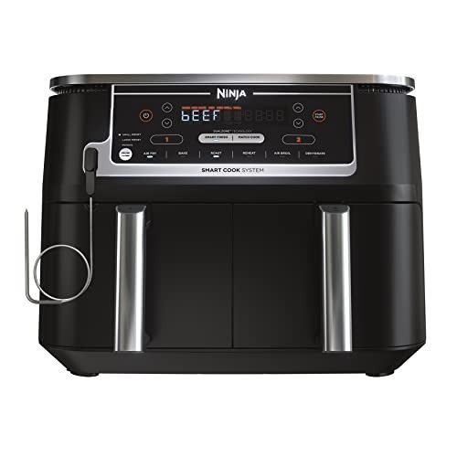 Ninja DZ550 Foodi 10 Quart 6-in-1 DualZone Smart XL Air Fryer 2 Independent