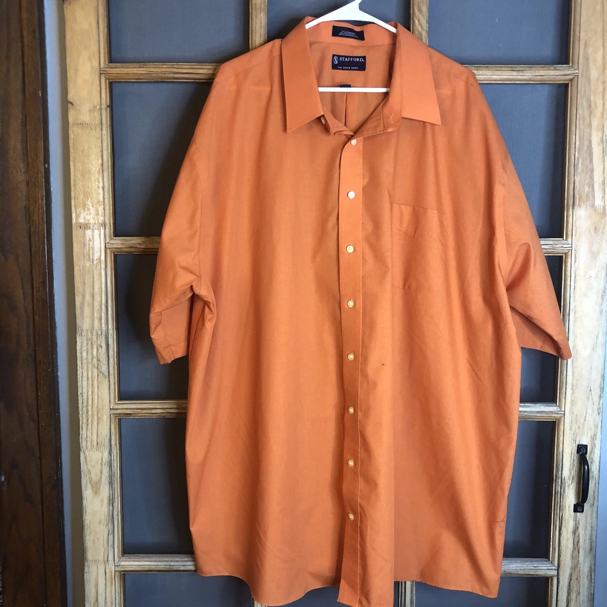 Orange Big & Tall Dress Shirts for Men for sale | eBay