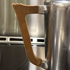 Vintage Aluminum MCM Kensington Tea Coffee Pot monogram B Art Deco Wood Handle — photo 2