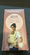 Momcozy Baby Carrier with Natural Cotton Linen - Light Amber