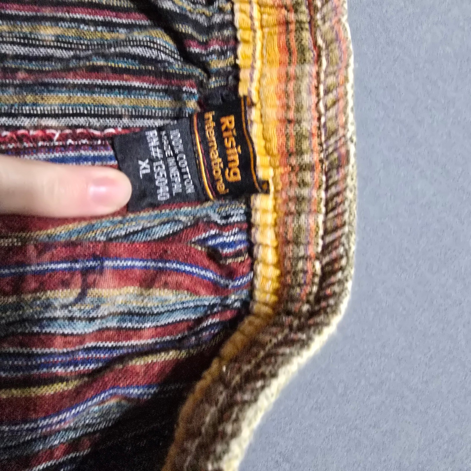 Rising International Patchwork Boho Festival Pant… - image 4