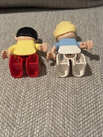 Lego Duplo CINDERELLA & PRINCE CHARMING Minifigures From Set 6154 Disney