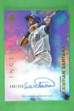 Cristian Santana 2021 Bowman Inception Autographs #/400 Auto #PA-CS