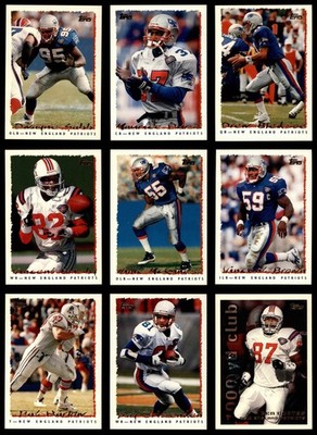 1995 Topps Patriots Almost Complete Team Set 8 - NM/MT 7008950 (12 / 14 cards)