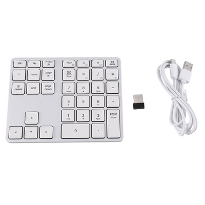 Bluetooth 5.0 Wireless Numeric Keypad 35 Tasten Digitale Tastatur für Windo8158