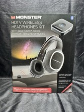 Monster HDTV Wireless Headphone Kit with Bluetooth Audio Transmitter Black