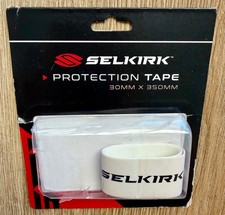 Pickleball Paddle Protective Edge Guard Tape White, 30mm x 350mm ONLY 1 PACK