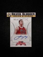 2012-13 Luc Longley Panini Crusade Majestic Auto #83 Chicago Bulls
