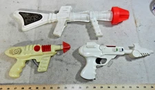 Tim-Mee Toys Laser Rescue Team + 107 and Space Pilot Ray Gun toys (C)