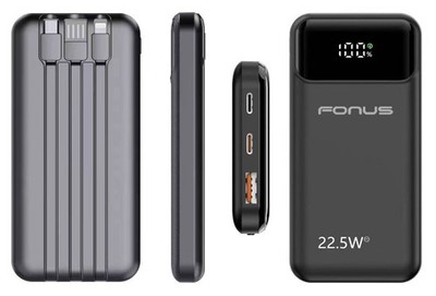 10000mAh Power Bank 22.5W PD Fast Charge Backup Battery for Smart Phones