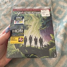 NEW GHOSTBUSTERS Steelbook 4K UHD  Blu-ray 3D Blu-ray Best Buy USA RARE OOP