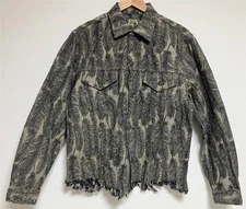 Kapital 12oz Magpie feather Denim 3rd Jacket black beige new