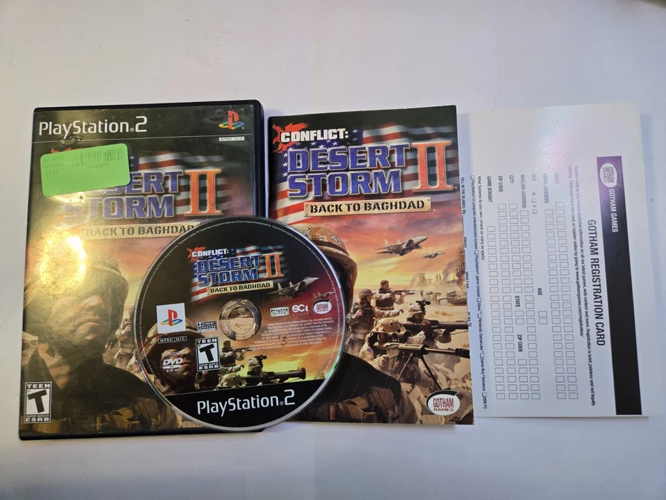 Conflict: Desert Storm II - Back to Baghdad (PS2 / PlayStation 2) Complete [CIB] - Image 2 of 4