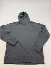 Gap Hoodie Sweatshirt Mens Large Gray Knit Pullover Solid Basic Casual