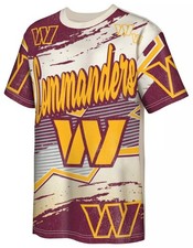 NFL Team Apparel Youth Washington Commanders Garnet Make Noise T-Shirt