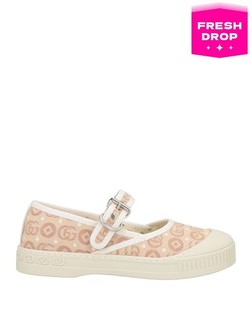 Ballerine Gucci Mary Jane per bambini prezzo consigliato €390 US10 5 EU27 UK10 GG stampa Made in Italy