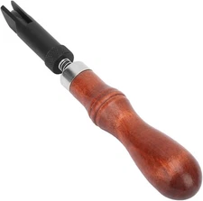 TOPINCN V Type Push Groover, Adjustable Wood Handle V Groover... 