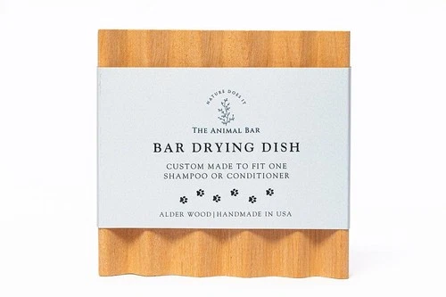 Eco-Friendly Self-Draining Soap Dish for Shampoo & Conditioner Bars – Handmad...