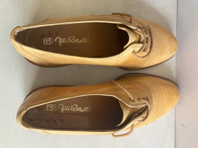 Chaussures Homme à lacets en cuir beige Fratelli Rossetti taille 41/42 - Photo 1/4
