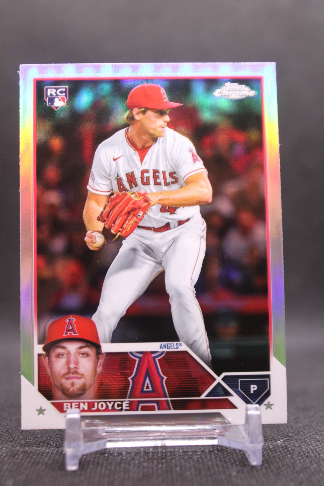 Ben Joyce #USC86 2023 Topps Chrome Update Refractor Los Angeles AngelsRC Rookie