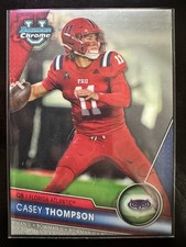 Casey Thompson 2023 Bowman Chrome University Rookie #185 Atlantic Owls