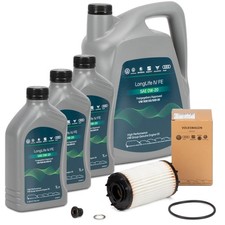 8L ORIGINAL AUDI 0W-20 Motoröl + Ölfilter S4 RS4 B9 S5 RS5 F5 A6 C8 A7 4K Q5 Q7