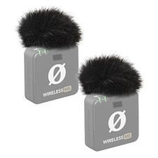 Microphone Windscreen for Rode Wireless Me, Furry Pop Filter Wind Muff Compatibl