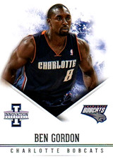 2012-13 Innovation #68 Ben Gordon Charlotte Bobcats