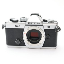 OM SYSTEM OM-3 Silver Mirrorless Camera Body -Near Mint- Shutter Count 284