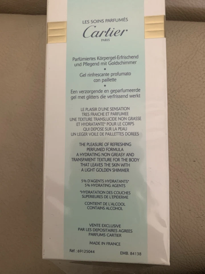 Must De Cartier Paris Gel Perfume Corporal Hidratante Enfriamiento 6.75 oz 200 ml Sellado Foto 2 de 3