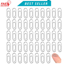 100 Pieces Metal Mini Paper Clips 0.59Inches 15Mm Finish Steel Tiny Journaling