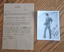 Josh Taylor rare signed letter AND photo, Days of Our Lives, Beverly Hills 90210