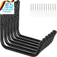 6 StüCk Wandhaken Universalhaken Leiterhaken, 28Cm Wandhaken Garage-Haken, Wandh