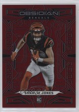 2023 Panini Obsidian Asia Red Flood Electric Etch 51/90 Charlie Jones #117 10qe