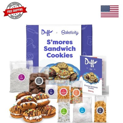 x Duff Goldman S'mores Sandwich Cookies Baking Kit for Kids | Baking Set with...