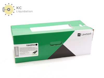 Lexmark 72K0FK0 Black Return Program Developer and PC Unit Combo Pack - Sealed
